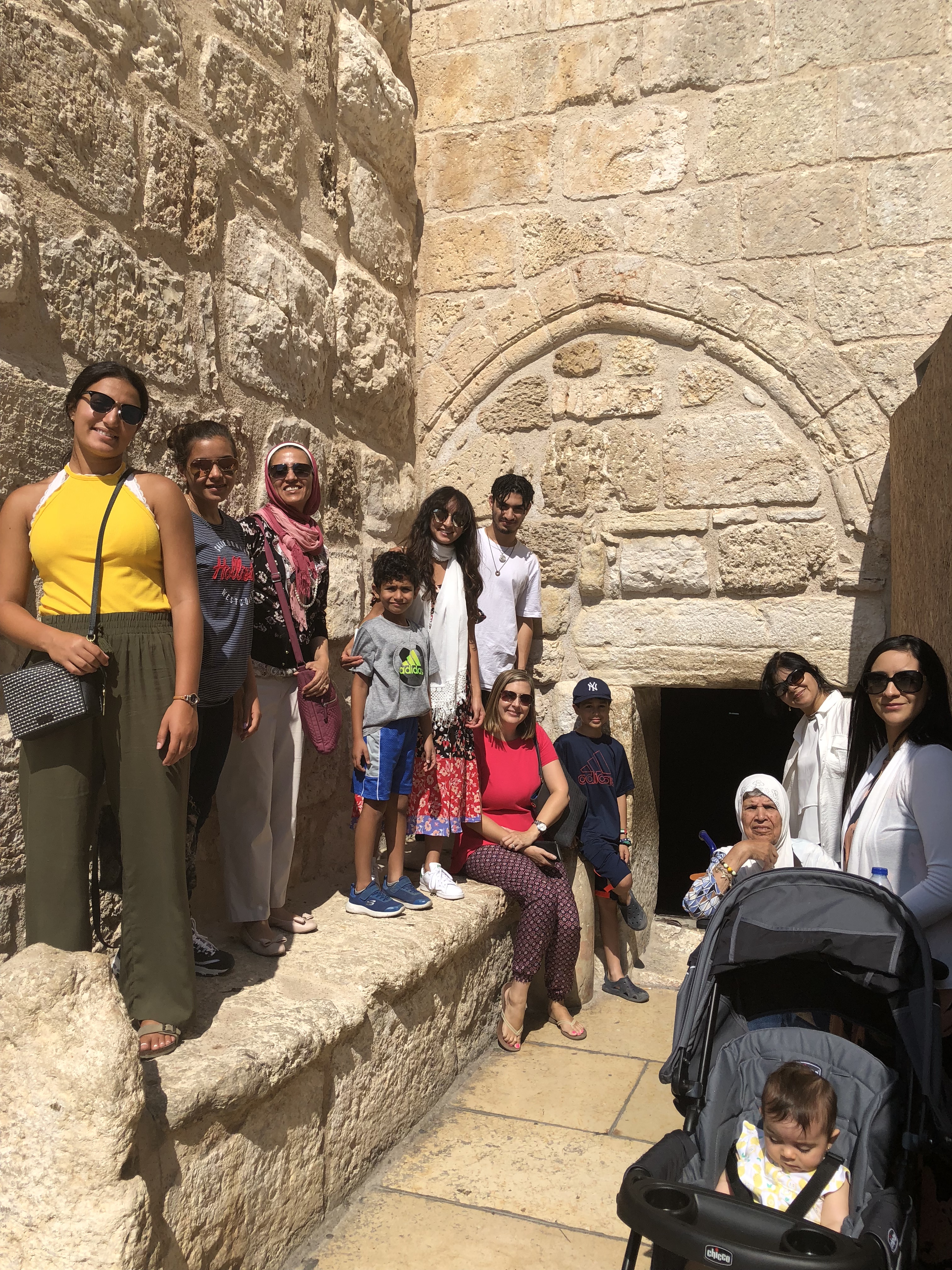 Outside the Church of Nativity with my family • World Affairs Council